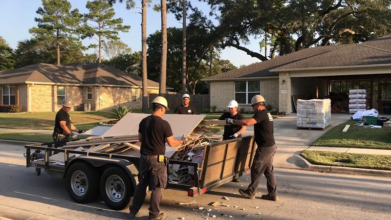 Construction Debris Removal in Tomball, TX