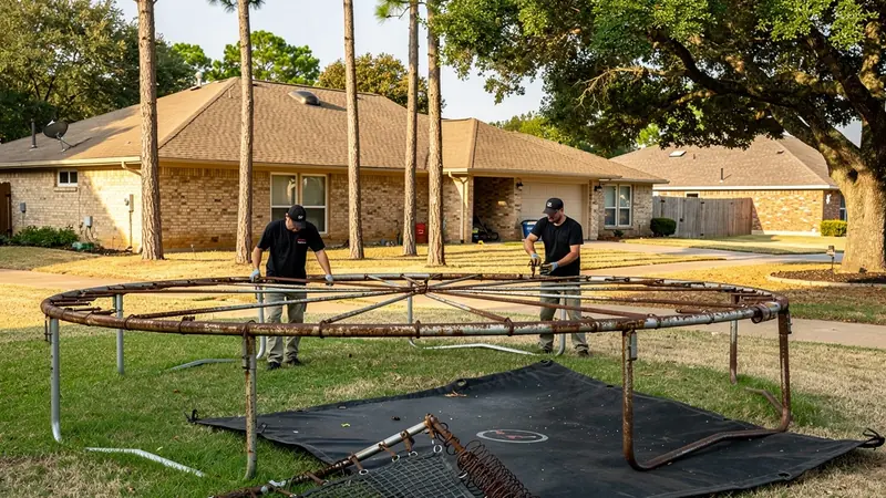 Trampoline Removal in Tomball, TX